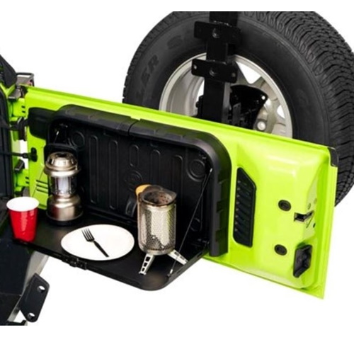 Jeep Wrangler JK Staufach klappbar Klapptisch Heckklappe innen Bestop 07-18