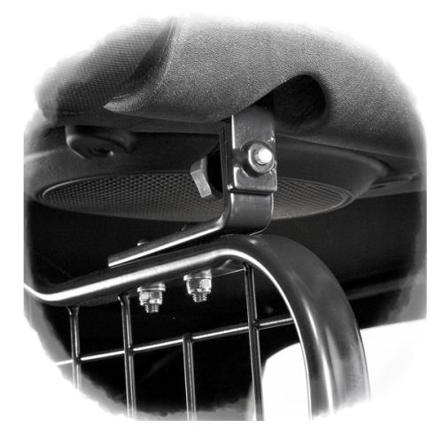 Jeep Wrangler JK 4-türer Hundeschutzgitter Hundegitter schwarz Bestop 07-16