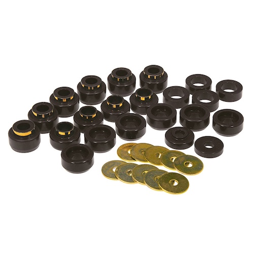 Jeep Wrangler YJ Bodyauflage Karosserieauflage Set Auflage Gummis Karosserie Standard schwarz Prothane 87-95