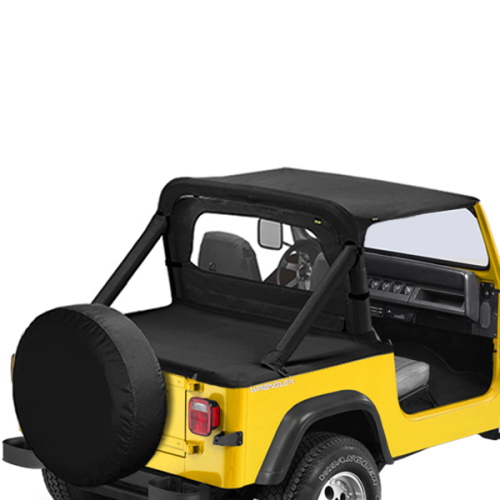 Jeep CJ CJ5 CJ7 CJ8 Wrangler YJ Windschott Windjammer Black
