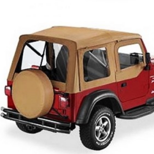 Jeep Wrangler TJ Supertop Softtop Verdeck inkl. Aufsteckfenster Spice Denim Bestop 96-06