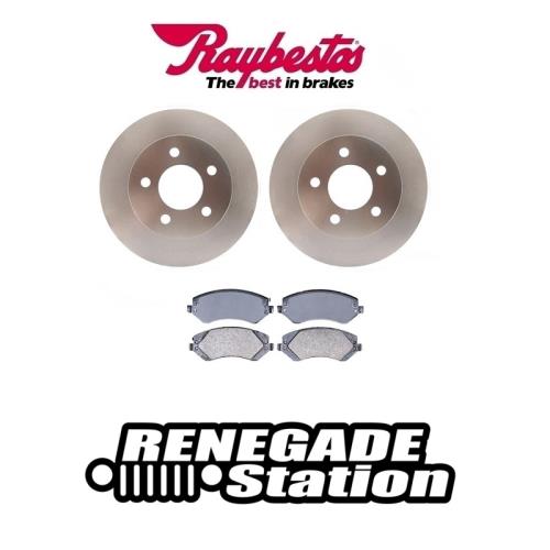 Jeep Cherokee Liberty KJ Set Bremsscheiben mit Bremsklötzen vorne Raybestos Bj. 02-07