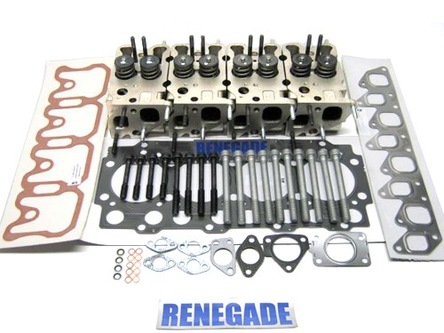 Jeep Cherokee XJ Zylinderkopfsatz Zylinderkopf Zylinderköpfe inkl. Dichtungen 2,5 ltr. TD 97-01