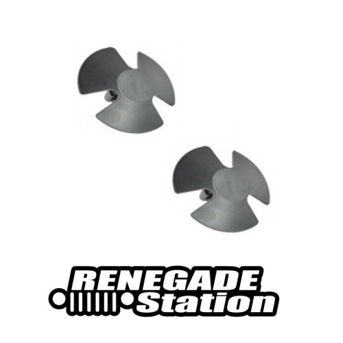 Jeep Compass Patriot MK 2er Set Befestigungs Clip Karosseriestopfen Haubendämmung Motorhaube 10-17