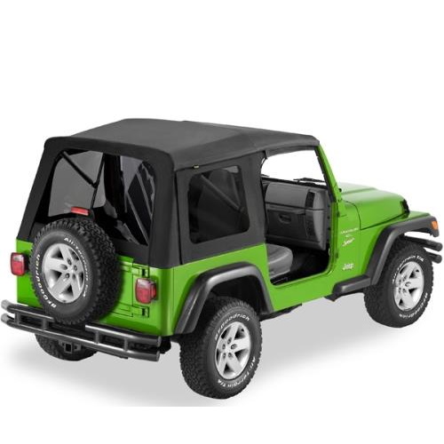 Jeep Wrangler TJ Classic Softtop Supertop Verdeck schwarz Denim getönte Scheiben Bestop 96-06