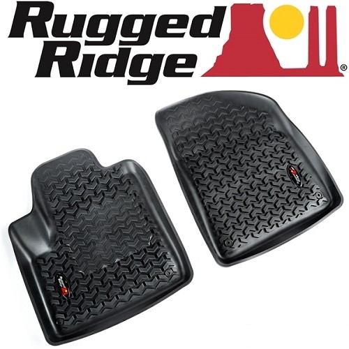 Jeep Cherokee KL Satz Fußmatten Fußraumwannen vorne All Terrain Rugged Ridge 14-19