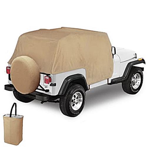 Jeep Wrangler YJ All Weather Trail Cover Regenschutz Abdeckung Braun Spice Bestop 92-95
