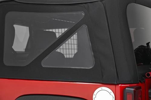 Jeep Wrangler JK 2-türer Verdeck Ersatz Verdeckhülle mit getönten Scheiben für Original Verdeck Black Twill Bestop 10-18