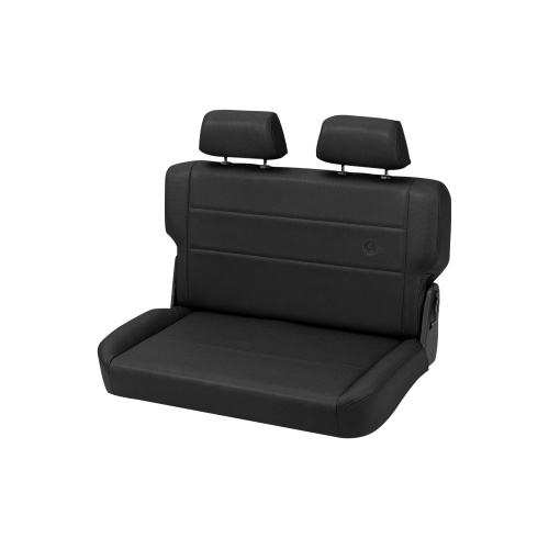 Jeep CJ Rücksitzbank Rücksitz Sitz inkl. Kopfstützen Black Denim Bestop 55-86
