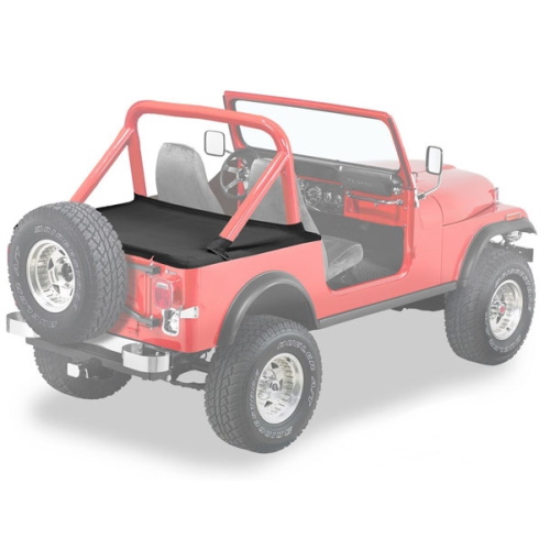 Jeep CJ Duster Deck Cover Abdeckung Heckabdeckung Hardtop schwarz Denim Bestop 81-86