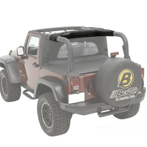 Jeep Wrangler JK Wrap Around Soundbar Cap Abdeckung Black Diamond Bestop 07-18