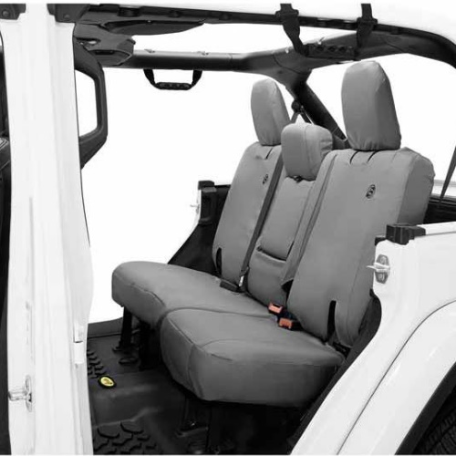 Jeep Wrangler JL 4-türer Sitzbezüge Sitzbezug hinten ohne Mittelarmlehne Charcoal Grau Bestop 18-