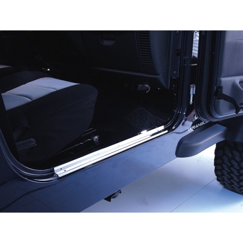 Jeep Wrangler TJ Einstiegleisten Einstiegskantenschutz Edelstahl 96-06