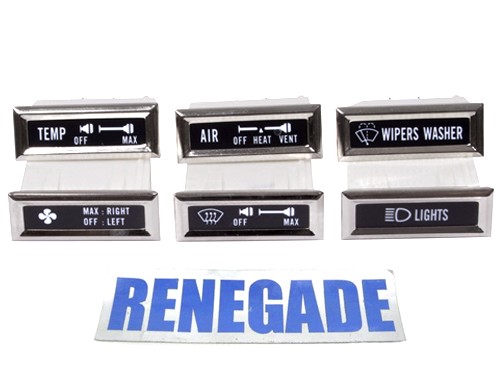 Jeep CJ Kontrollleuchten Set Kontrollleuchte 6 Stk. 76-86