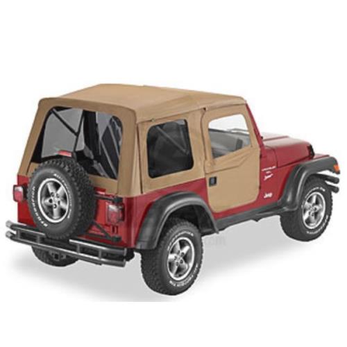 Jeep Wrangler TJ Supertop Verdeck Softtop inkl. teilbare Türen getönte Scheiben Spice Denim 96-06