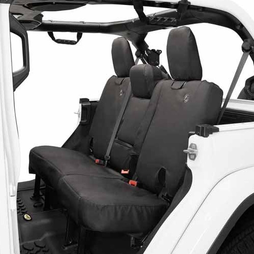 Jeep Wrangler JL 4-türer Sitzbezüge Sitzbezug hinten ohne Mittelarmlehne schwarz Diamond Bestop 18-
