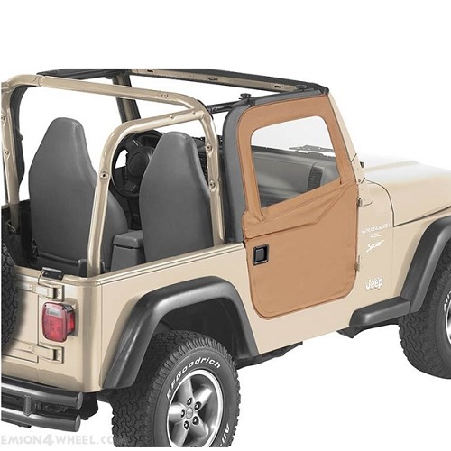 Jeep Wrangler TJ Satz teilbare Türen Supertop Doors Spice Denim Bestop 96-06