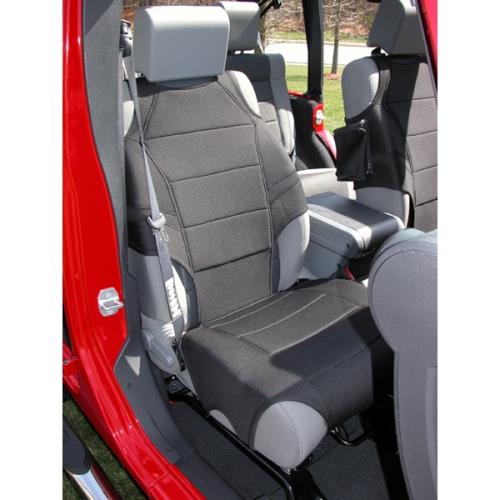 Jeep Gladiator JT Sitzbezüge Sitzbezug Sitzschoner Neopren schwarz vorne mit Staufächer 19-21