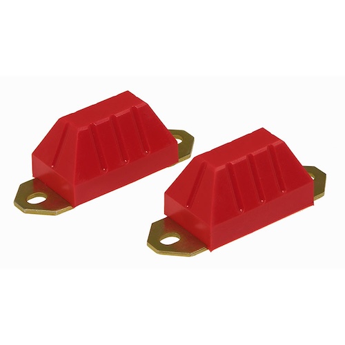 Jeep CJ 2er Set Achsanschlag Polyurethan Gummis vorne oder hinten rot Prothane 76-86