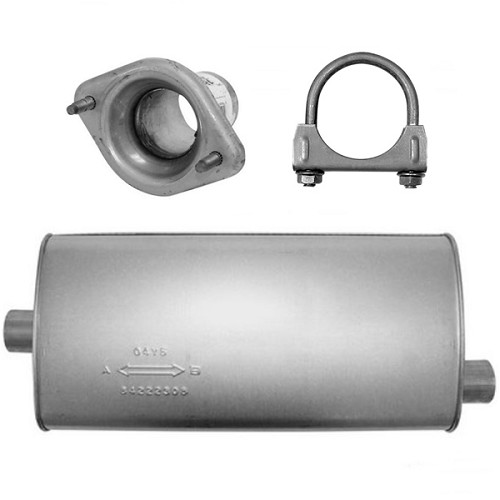 Jeep Cherokee Liberty KJ 2,8 ltr. Diesel Auspuff Endtopf Endschalldämpfer Schalldämpfer MSL Maximum 05-06