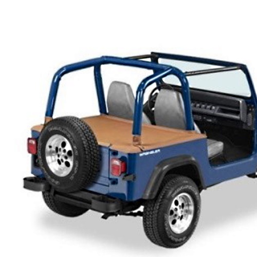 Jeep Wrangler YJ Duster Deck Cover Abdeckung Laderaum Hardtop Spice Denim Bestop 92-95