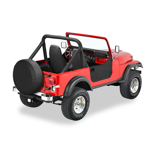 Jeep CJ CJ5 Satz Halbtüren Black Crush Bestop 76-83