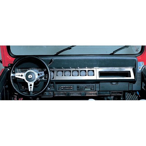 Jeep Wrangler YJ Armaturenblende Edelstahl 87-95