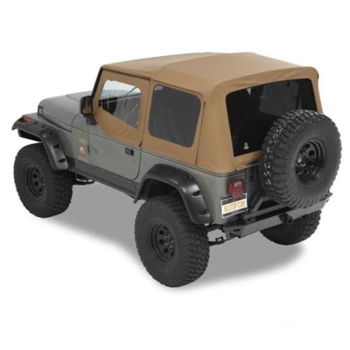 Jeep Wrangler YJ Supertop NX Verdeck getönte Scheiben Bestop Spice Denim Bj. 87-95