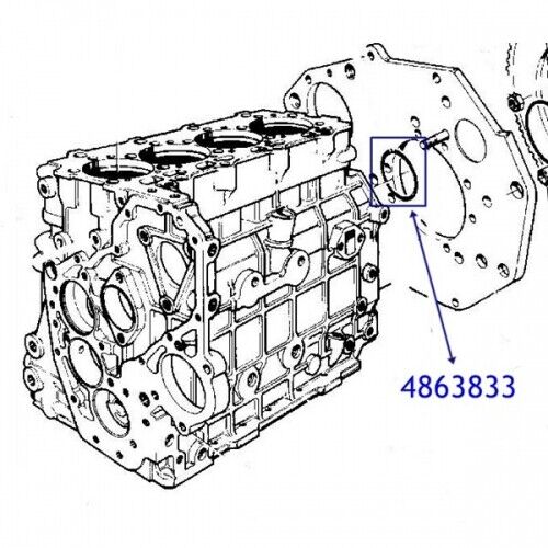 Jeep Grand Cherokee WJ WG 3,1 ltr. TD O-Ring Dichtring Nockenwelle hinten Mopar 99-01