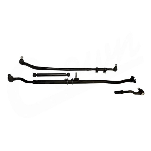 Jeep Wrangler TJ Kit Spurstange mit Schubstange & Lenkungsdämpfer LHD 96-06